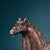 This is a magnificent and exceptionally heavy vintage Chinese bronze sculpture of a Tang-style Horse. The steed is...