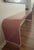 Pink Vintage 1980's Waterfall Shape Console Table For Sale - Image 8 of 8