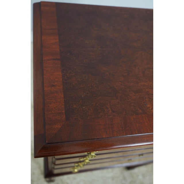 Hickory Chair Burl Wood Banded Silver Chest For Sale - Image 15 of 16