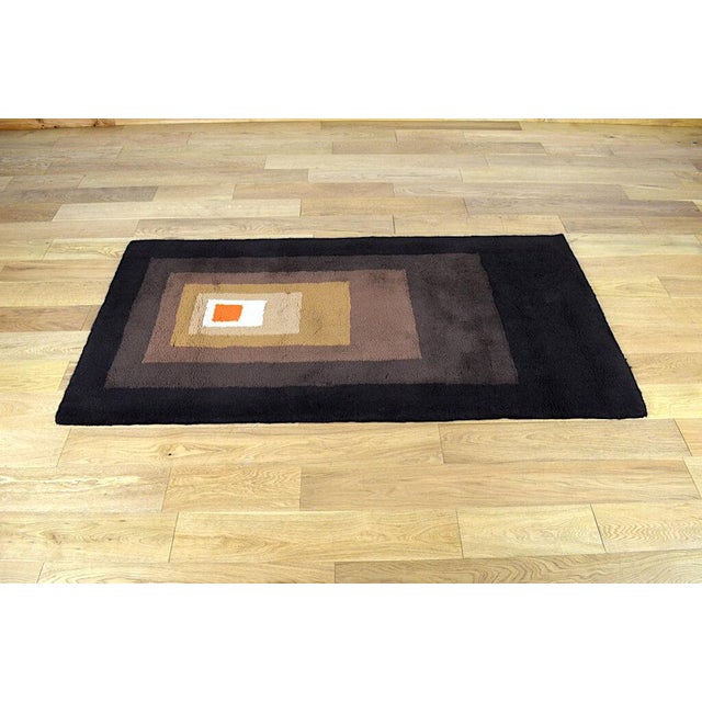 1970s Vintage Modernist Rug by Ewald Kröner, 1970s For Sale - Image 5 of 7