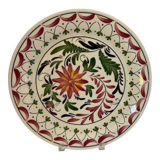 Rare Vintage Portmeirion "Welsh Dresser" 12-Inch Chop Plate Round Serving Platter England 1992-2000 For Sale