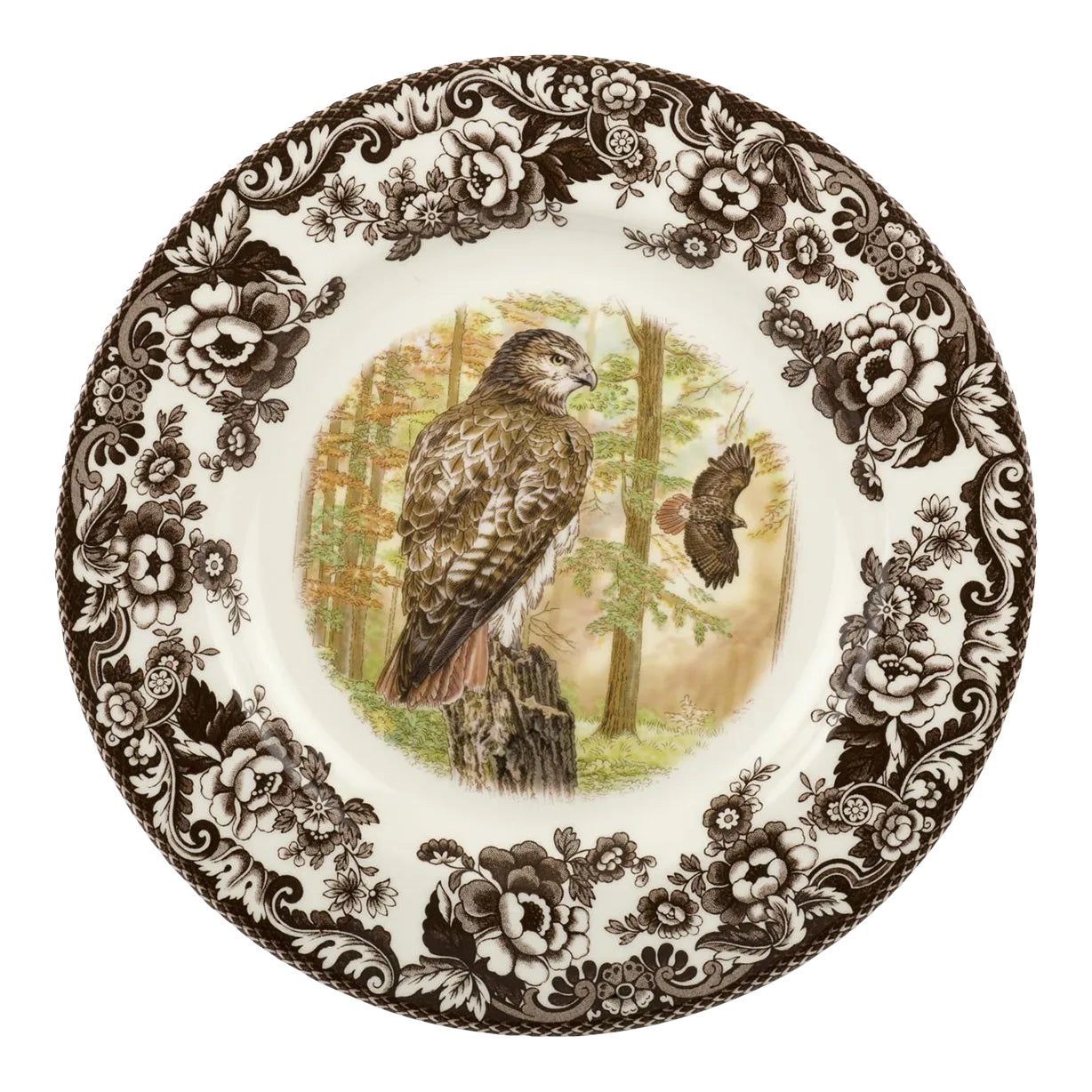 Spode Woodland Birds Of Prey Dinner Plate 10.5