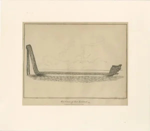 Grieg, War Canoe of New Zealand, Māori Waka, 1802, Print