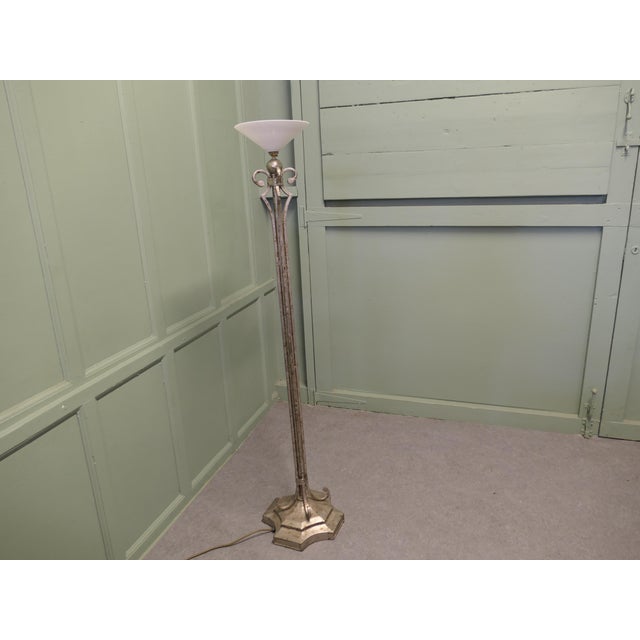 1920s Vintage Art Deco Floor Lamp, 1920 For Sale - Image 5 of 8