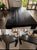 Contemporary Restoration Hardware Black Oak Parsons Dining Table For Sale - Image 3 of 3