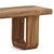 Outdoor Salvaged Teak U Base Bench For Sale - Image 4 of 4