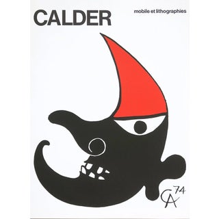 1960s Alexander Calder Poster Lithograph, c.n.a.c, Maeght Publisher For Sale
