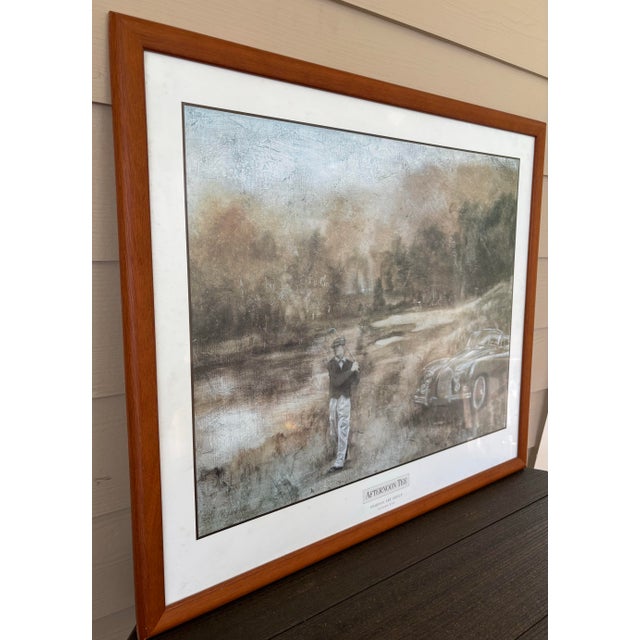 Figurative 1980s “Afternoon Tee” Lithograph by Richard Hall for the Phoenix Art Group For Sale - Image 3 of 12