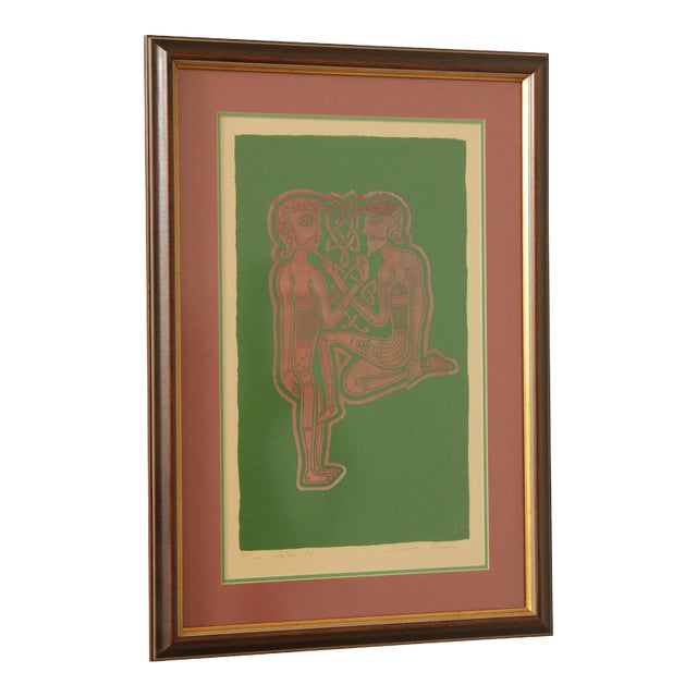 Celtic Letter Handprint by Steven Doyle For Sale