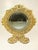 Late 19th Century Beveled Glass Mirror Gold Gilt Pierced Antique Aesthetic Movement, Victorian Table Wall Gilded Cast Iron Reticulated For Sale - Image 9 of 15