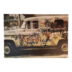 Knoll Photographer Jon Naar Signed Artist Proof Silkscreen the Faith of Graffiti, Truck Nyc 1974