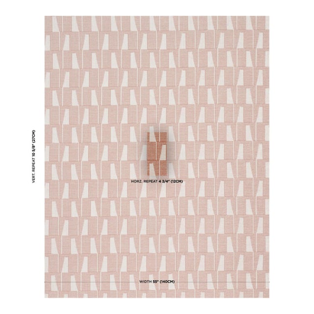 SAMPLE - Schumacher Gaetan Performance Fabric In Terracotta For Sale