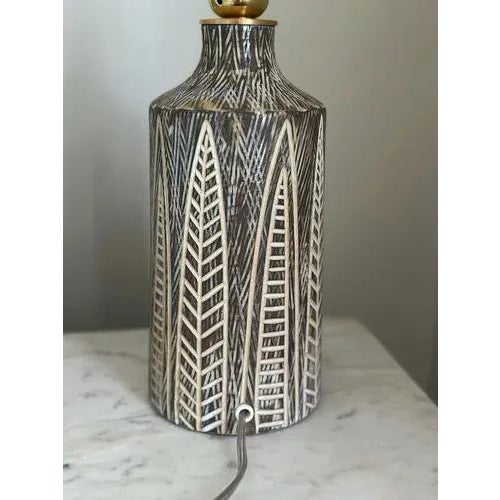 Ceramic Niagara Table Lamp by Mari Simmulson for Upsala-Ekeby, 1950s For Sale - Image 7 of 11