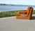 Suede and Steel Orange Sofa, 1970 For Sale - Image 12 of 18