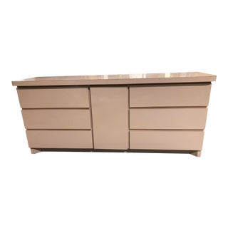 Mid Century Hollywood Regency Blush Laminate Dress For Sale