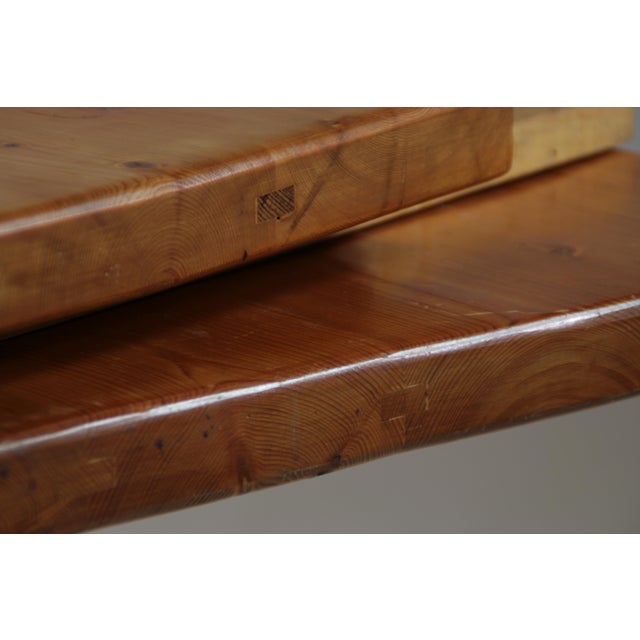Vintage French Table in Pine with Extension, 1960s For Sale - Image 13 of 14