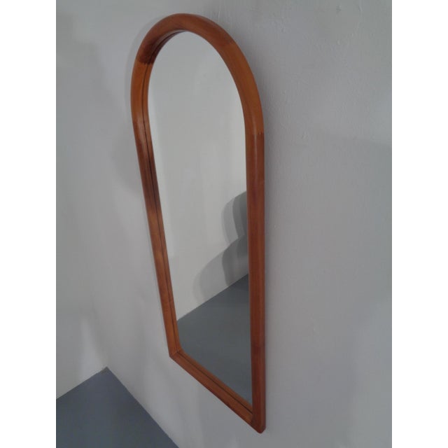 Large Cathedral Teak Mirror by Kai Kristiansen for Vildbjerg Møbelfabrik, Denmark, 1960s For Sale - Image 4 of 14