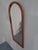 Large Cathedral Teak Mirror by Kai Kristiansen for Vildbjerg Møbelfabrik, Denmark, 1960s For Sale - Image 4 of 14