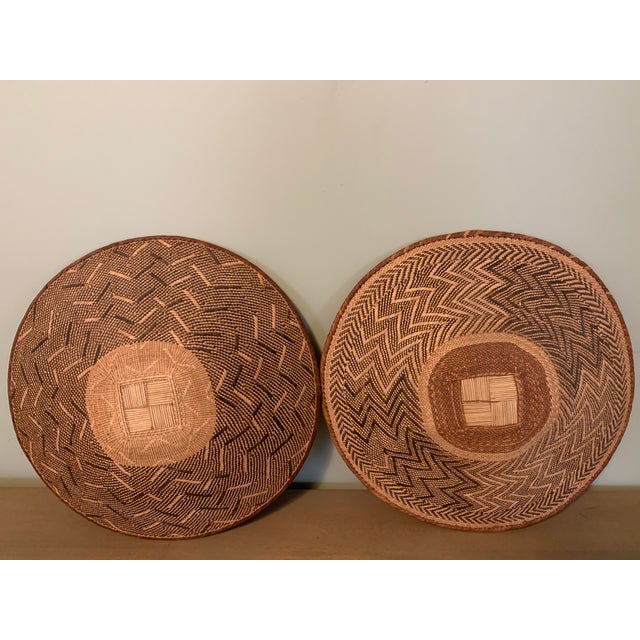 African Tonga Baskets Set of 4 Chairish