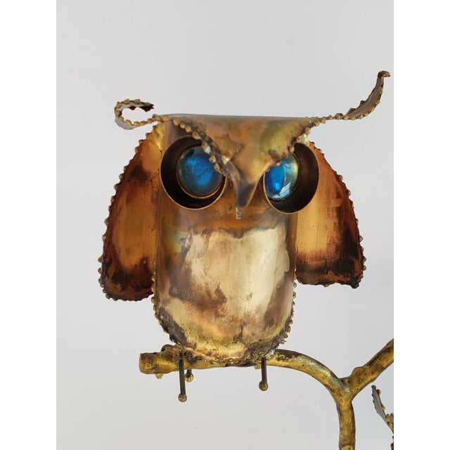 Mid Century Modern Curtis Jere Hoot Owls Brutalist Sculpture For Sale In New York - Image 6 of 12