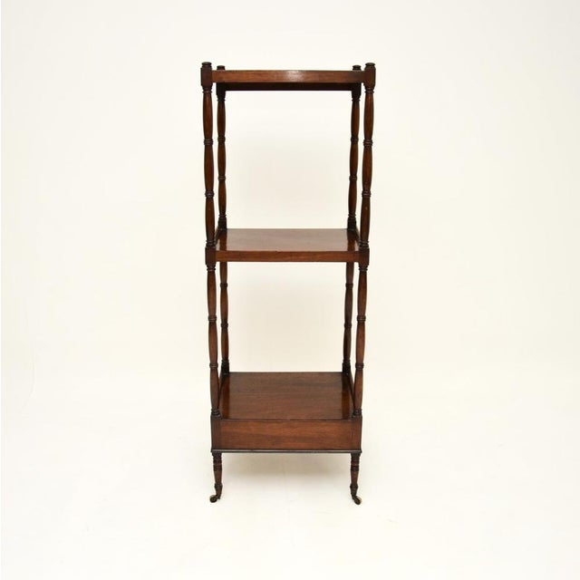 Early 19th Century Antique Georgian Whatnot Stand, 1810s For Sale - Image 5 of 11