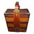 Late Qing / Early Republic Chinese wedding or dowry chest featuring a rich cinnabar-toned lacquered surface with bold...