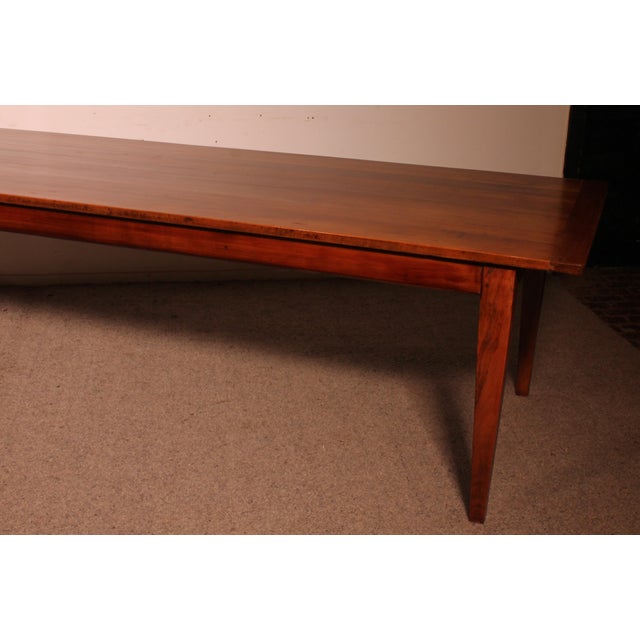Refectory Table in Cherry Wood, in Very Good conditions. Designed before 1890