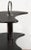 1980s Design Institute of America Dia Black Circular Revolving Bar Cart For Sale - Image 5 of 10