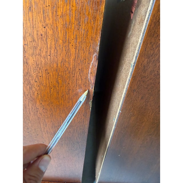 Vintage Chippendale-Style Mahogany Three-Drawer Nightstands – A Pair For Sale - Image 13 of 13