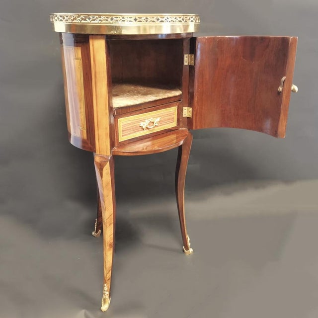 Brown Antique Salon Table in Wood For Sale - Image 8 of 18