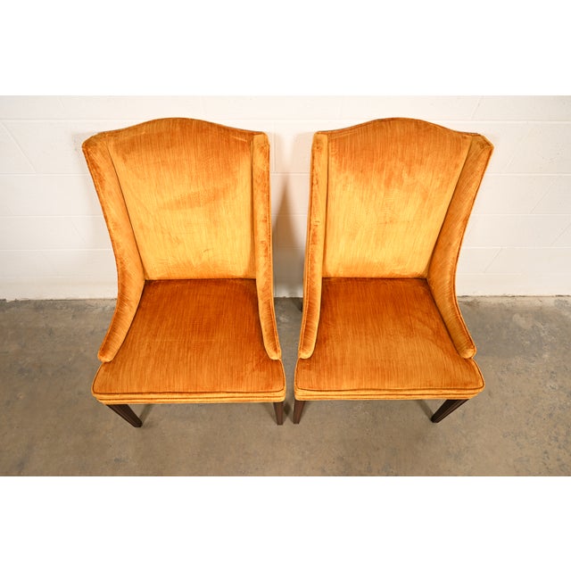 Kittinger Regency Carved Mahogany Armchairs, Pair For Sale In South Bend - Image 6 of 13