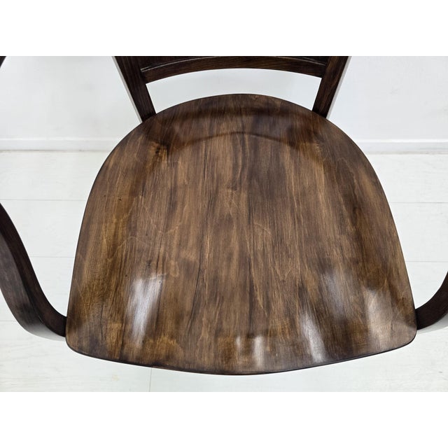 Fischel Armchair Model 6048 After Otto Wagner, Austria, C. 1900 by Otto Wagner for Fischel, 1890s For Sale - Image 5 of 18