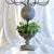 Large Vintage Belgian Zinc Candelabra Planter For Sale - Image 5 of 7