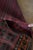 Red Afghan Chuval Hand-Knotted Sack Fabric Rug For Sale - Image 8 of 9