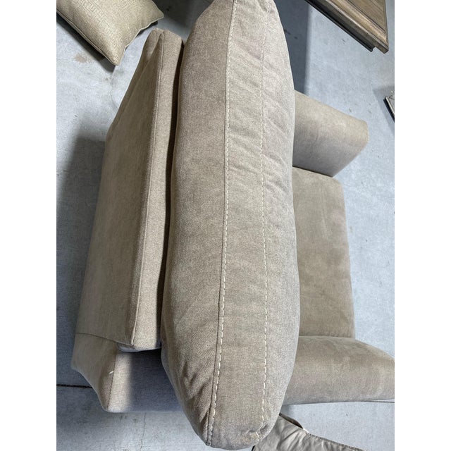 Textile Upholstered Club Chair, 21st Century For Sale - Image 7 of 7