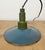 Industrial Blue Enamel Military Pendant Lamp with Cast Aluminium Top, 1960s For Sale - Image 11 of 18