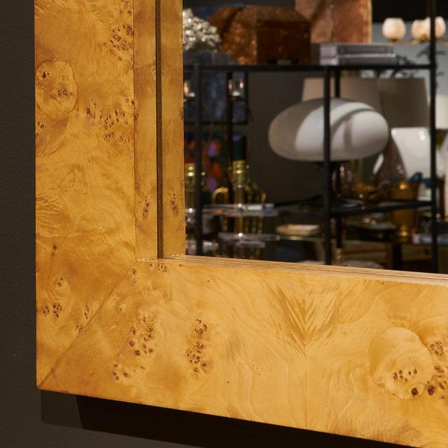 Burl Wood Mirror | Chairish