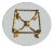 Spanish Rococo Style Carved Giltwood & Glass Coffee Table For Sale