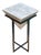 Marble Top Side Table by Forzini For Sale