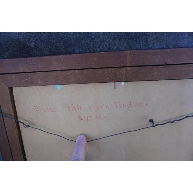 Mid 20th Century Sam Hyde Harris - Palo Verde Fantasy - Oil on Board For Sale - Image 5 of 7