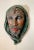 Brown Antique Lifesize Arabian Man Painted Plaster Wall Sculpture Figure Sculpture For Sale - Image 8 of 11