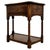 Brown Antique English Oak Side Table, 1900s For Sale - Image 8 of 11