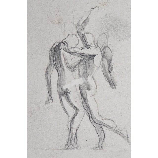 Auguste Rodin, Ombres et Lutte de Jacob avec l'ange, Etching For Sale - Image 5 of 8