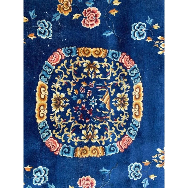 1970s Vintage Hereke Chinese Design Rug For Sale - Image 5 of 18