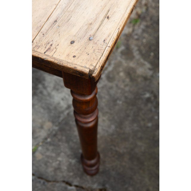 Antique Farmhouse Kitchen Table in Pine, France, 1880-1910 For Sale - Image 6 of 14