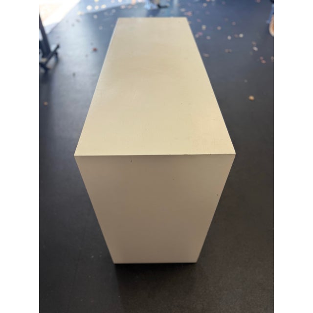 Modern Petite Modern Wood Console / Desk For Sale - Image 3 of 7