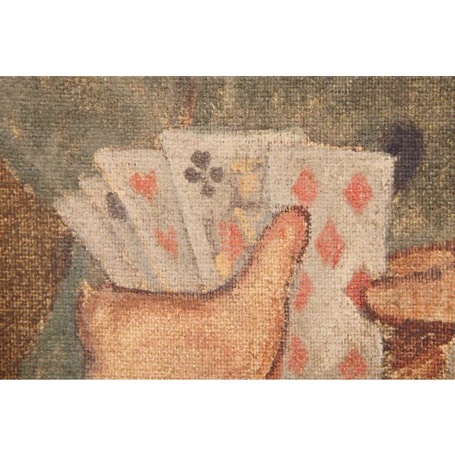 19th Century French Painted Canvas by Louis Alphonse David For Sale - Image 9 of 10