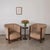 Incredible pair of antique armchairs from France, 19th century. Beautiful curved wood frame with carved barley twist...