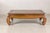Vintage Chinese Low Kang Two-Tone Elm Coffee Table with Curved Legs For Sale In New York - Image 6 of 18