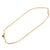 14 Karat Gold Cable Necklace With Diamond and Sapphire Soldered Pendant .40tdw For Sale - Image 10 of 12